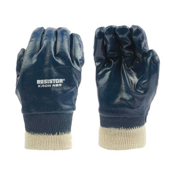 GUANTE NITRILO PUÑO TEJIDO KRON NBR
