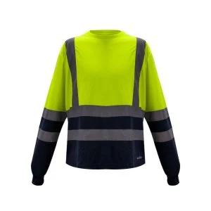 POLERA POLO COOL DRY 360 BICOLOR AMARILLO/AZUL KUMEN